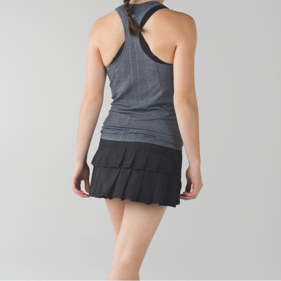 EUC Lululemon Pace Setter Skirt - Black - 6 - Picture 4 of 13